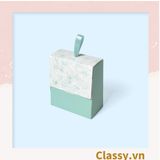  [GIAO HÀNG 7-22763 NGÀY]  Hộp đựng quà Mini (KÈM RUY BĂNG) hình hộp; 9 * 4,5 * 10 cm nhiều họa tiết xinh xắn làm quà tặng Q559 