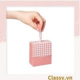  Hộp đựng quà Mini (KÈM RUY BĂNG) hình hộp; 9 * 4,5 * 10 cm nhiều họa tiết xinh xắn làm quà tặng Q559 