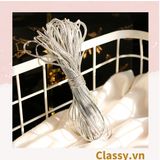  CUỘN 10 MÉT Dây Ruy băng hợp kim nhôm không co giãn kim tuyến mảnh, dùng Q563 