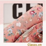  [GIAO HÀNG 7-25 NGÀY]  COMBO 120 Hộp đựng son có gương , nắp gập bọc vải họa tiết hoa nhí vintage, kích thước 8,3X2,3X2,4cm Q579 