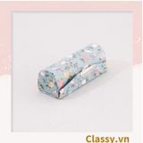  [GIAO HÀNG 7-25 NGÀY]  COMBO 120 Hộp đựng son có gương , nắp gập bọc vải họa tiết hoa nhí vintage, kích thước 8,3X2,3X2,4cm Q579 
