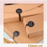  Bộ 10 Sticker dán niêm phong túi giấy, hộp bánh handmade, quà tặng DYI dễ thương, tem dán quà tặng, túi giấy, thiệp, hộp quà tặng Q684 