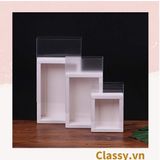  Túi giấy đựng quà Cao 33 * Rộng 18 * Ngang 6 cm họa tiết đá cẩm thạch trơn Q690 