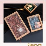  Túi giấy đựng quà Cao 33 * Rộng 18 * Ngang 6 cm họa tiết đá cẩm thạch trơn Q690 