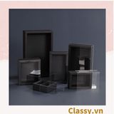  Túi giấy đựng quà Cao 33 * Rộng 18 * Ngang 6 cm họa tiết đá cẩm thạch trơn Q690 