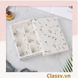  Túi giấy đựng quà Cao 33 * Rộng 18 * Ngang 6 cm họa tiết đá cẩm thạch trơn Q690 