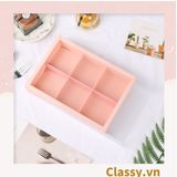  Túi giấy đựng quà Cao 33 * Rộng 18 * Ngang 6 cm họa tiết đá cẩm thạch trơn Q690 