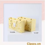  Hộp & túi bánh ngọt, bánh nướng, bánh mousse hình chữ nhật, chia ngăn, đựng thực phẩm làm quà tặng Q692 