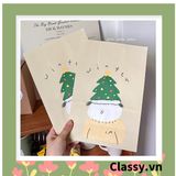  [NOEL COLLECTION] Túi giấy lớn đựng quà giáng sinh không dây, kèm sticker Kích thước 27 X 15 X 9.7 CM 