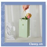  [GIAO HÀNG 7-25 NGÀY]   Túi giấy đựng quà 24,5 * 12,5 * 9,5cm họa tiết mèo thỏ voi gấu cực xinh Q975 