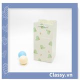  [GIAO HÀNG 7-25 NGÀY]   Túi giấy đựng quà 24,5 * 12,5 * 9,5cm họa tiết mèo thỏ voi gấu cực xinh Q975 
