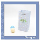  [GIAO HÀNG 7-25 NGÀY]   Túi giấy đựng quà 24,5 * 12,5 * 9,5cm họa tiết mèo thỏ voi gấu cực xinh Q975 