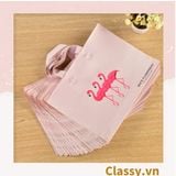  [GIAO HÀNG 7-25 NGÀY]  Túi tote hồng hạc bằng nhựa nhiều size, màu hồng, không ra màu T1360 