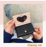  Classy Ví da nữ dạng gập, hình gấu thỏ khủng long, cài nút bấm T1499 