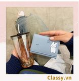  Classy Ví da nữ dạng gập, hình gấu thỏ khủng long, cài nút bấm T1499 