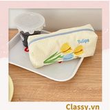  [GIAO HÀNG 7-25NGÀY]  Classy Túi vải đựng bút, hộp bút kích thước 20x7x8CM nhiều họa tiết T1570 