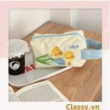  [GIAO HÀNG 7-25NGÀY]  Classy Túi vải đựng bút, hộp bút kích thước 20x7x8CM nhiều họa tiết T1570 
