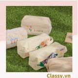  Classy Túi vải đựng bút, hộp bút kích thước 20x7x8CM nhiều họa tiết T1570 