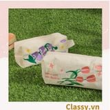  [GIAO HÀNG 7-25NGÀY]  Classy Túi vải đựng bút, hộp bút kích thước 20x7x8CM nhiều họa tiết T1570 