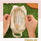  [GIAO HÀNG 7-25NGÀY]  Classy Túi vải đựng bút, hộp bút kích thước 20x7x8CM nhiều họa tiết T1570 
