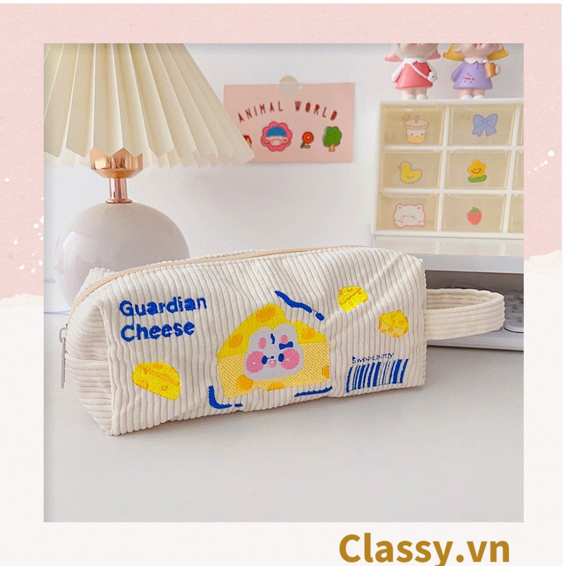  [GIAO HÀNG 7-25NGÀY]  Classy Túi vải đựng bút, hộp bút kích thước 20x7x8CM nhiều họa tiết T1570 