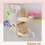  Classy Túi vải đựng bút, hộp bút kích thước 20x7x8CM nhiều họa tiết T1570 