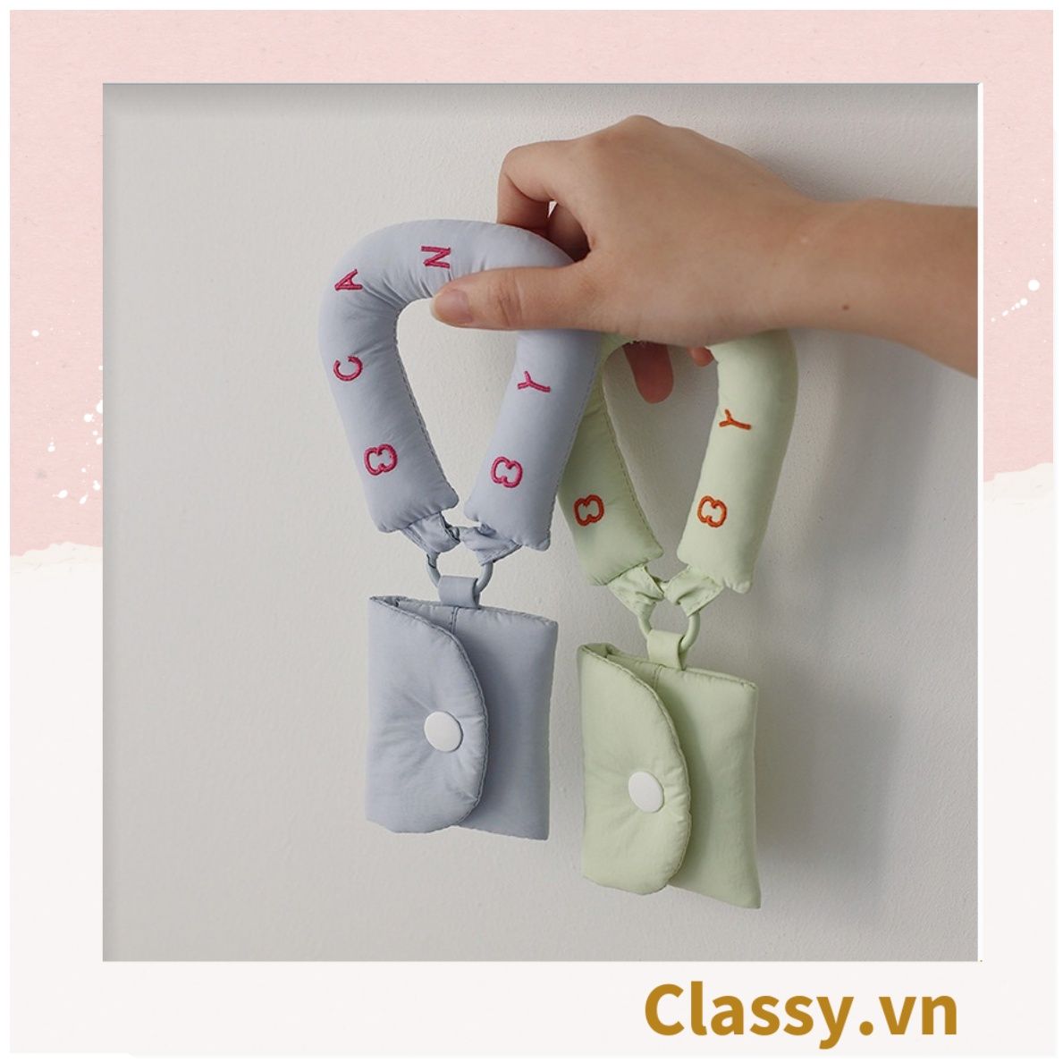  [GIAO HÀNG 7-25 NGÀY] Túi đựng tai nghe bằng cotton đầy màu sắc mới Classy thích hợp cho hộp bảo vệ tai nghe Airpods các loại T1765 