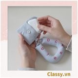  [GIAO HÀNG 7-25 NGÀY] Túi đựng tai nghe bằng cotton đầy màu sắc mới Classy thích hợp cho hộp bảo vệ tai nghe Airpods các loại T1765 