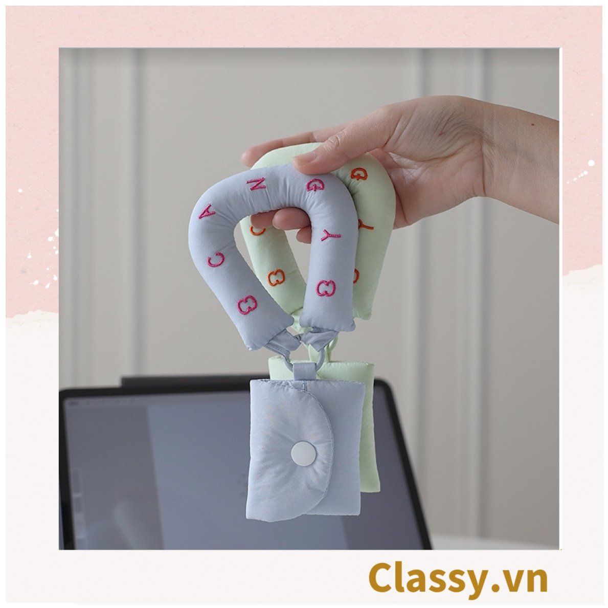  [GIAO HÀNG 7-25 NGÀY] Túi đựng tai nghe bằng cotton đầy màu sắc mới Classy thích hợp cho hộp bảo vệ tai nghe Airpods các loại T1765 