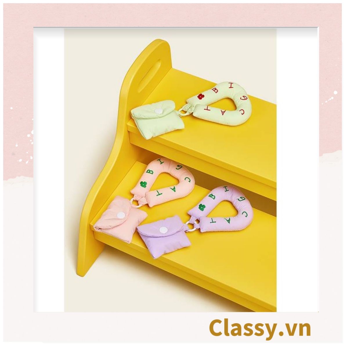  [GIAO HÀNG 7-25 NGÀY] Túi đựng tai nghe bằng cotton đầy màu sắc mới Classy thích hợp cho hộp bảo vệ tai nghe Airpods các loại T1765 