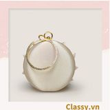  [GIAO HÀNG 7-25 NGÀY]  Cốp dự tiệc, Clutch cầm tay, Túi xách nữ đi tiệc Vintage Cánh hoa Lụa satin Hồng be tinh tế phù hợp dự tiệc, mặc áo dài, hẹn hò tối T199 