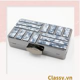  Ví nữ đi tiệc - Clutch đi tiệc vàng ánh kim giúp phái nữ tỏa sáng đêm tiệc [T320] 