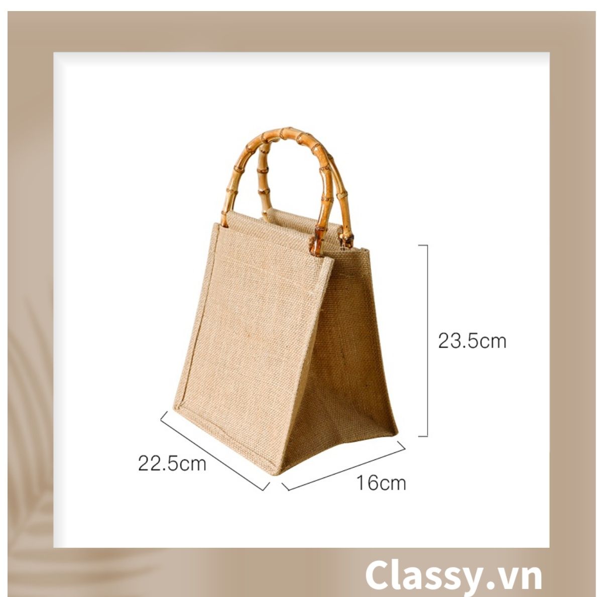  [GIAO HÀNG 7-25 NGÀY]  Túi Đay Trơn Retro hình trụ đứng, Kiểu dáng Vintage - Sản phẩm thân thiện với Môi trường T239 