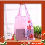  [GIAO HÀNG 7-25 NGÀY]  COMBO 20 chiếc Túi dù gấp gọn hình quả dâu xinh xắn, đi chợ, đi du lịch - Sản phẩm thân thiện với môi trường [T290] 