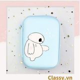  Túi Hộp hình vali đựng phụ kiện & dây cáp sạc (Size siêu to khổng lồ) 13.5 cm* 9.5 cm * 3.2 CM in hình hoạt hình (T293) 