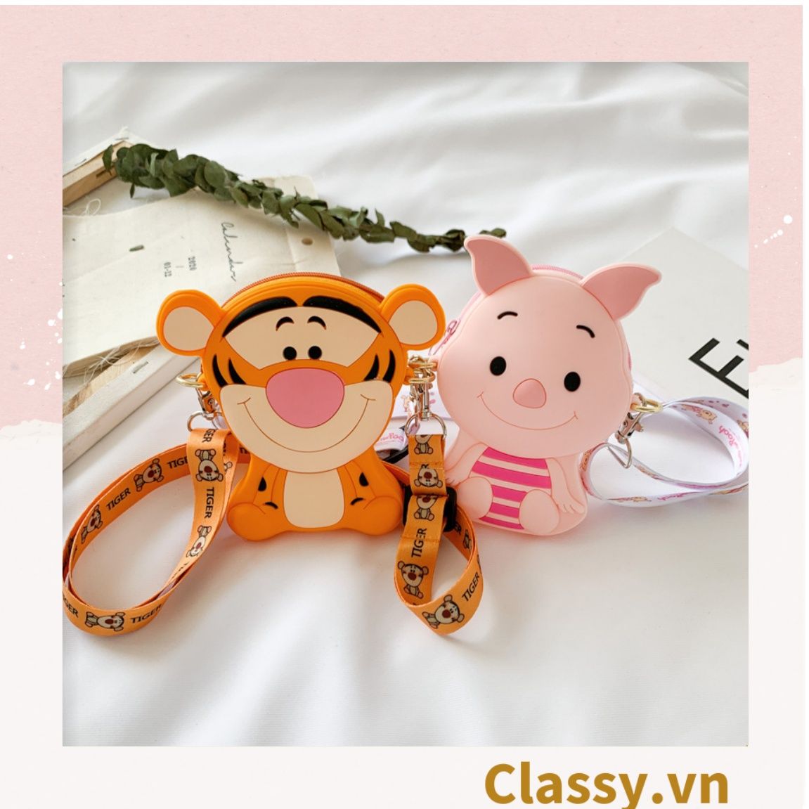  [GIAO HÀNG 7-16647 NGÀY]  Túi silicon dẻo nhiều hình ngộ nghĩnh đựng phụ kiện đồ chơi cho mẹ và bé T582 