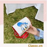  [GIAO HÀNG 7-16691 NGÀY]  Túi mini hình vuông nhiều màu họa tiết hoạt hình Disney siêu dễ thương T584 