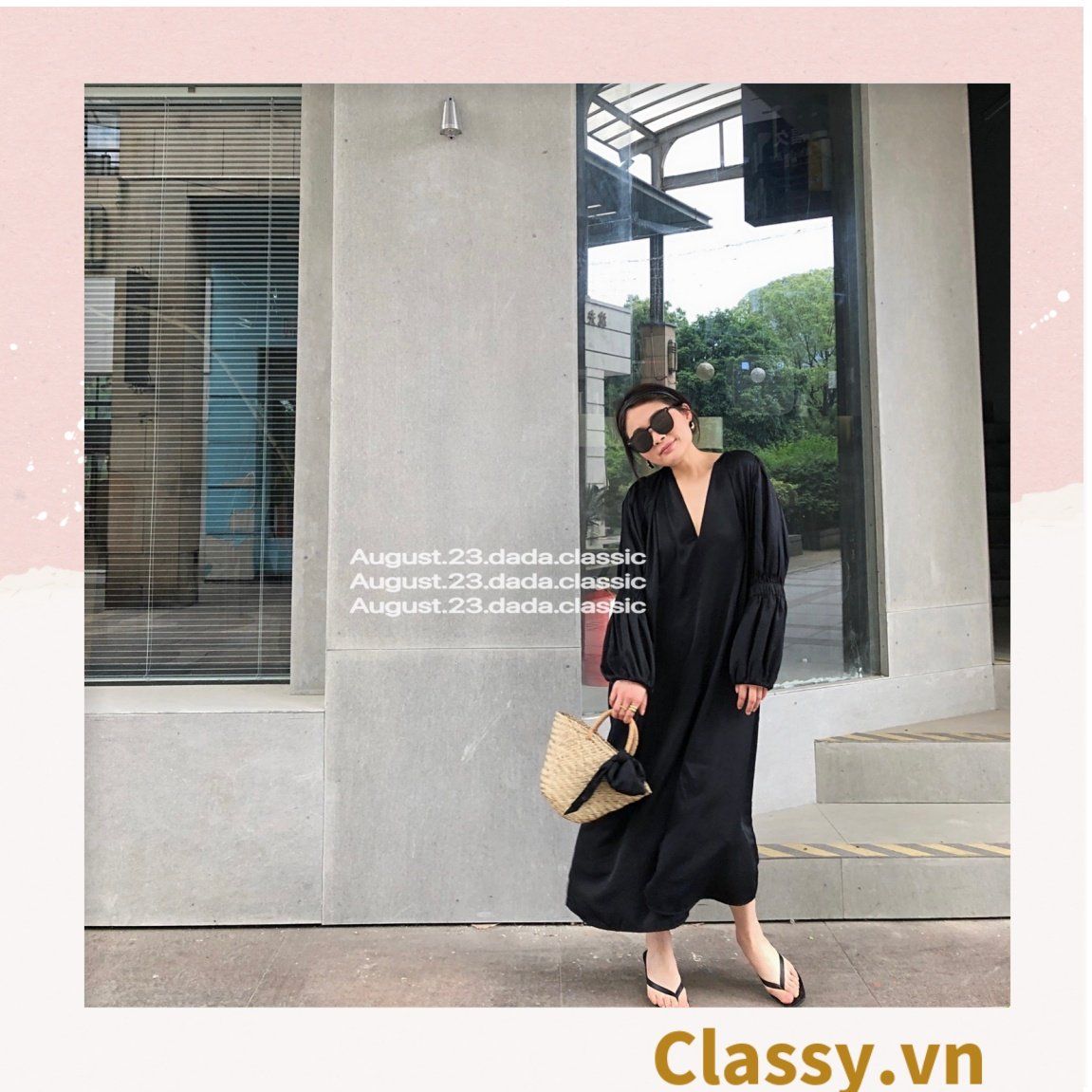  [GIAO HÀNG 7-25 NGÀY] T960 Túi cỏ bàng hình quai xách xách tay đi chơi, đi biển, dạo phố kiểu mới, 2 kích cỡ lựa chọn 