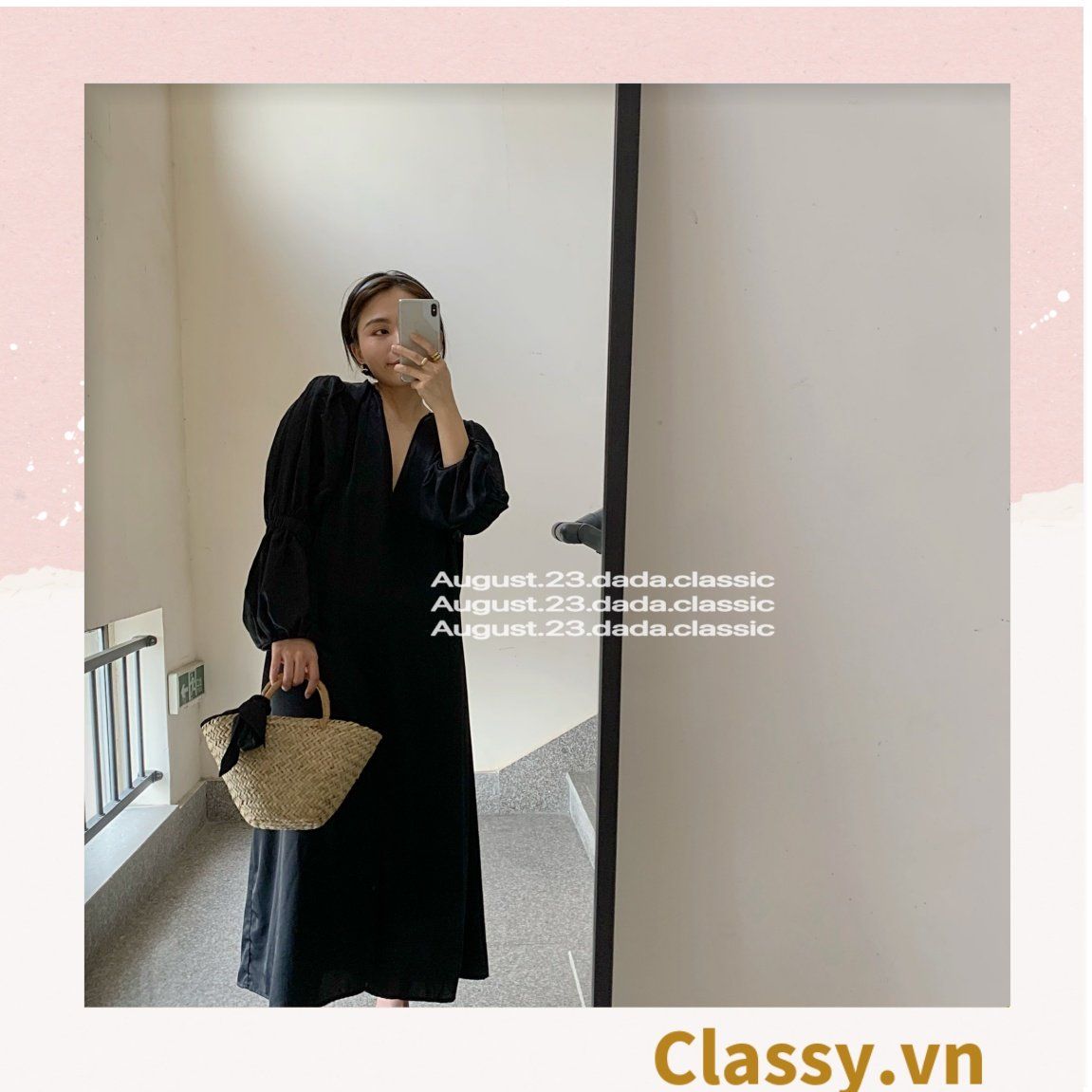  [GIAO HÀNG 7-25 NGÀY] T960 Túi cỏ bàng hình quai xách xách tay đi chơi, đi biển, dạo phố kiểu mới, 2 kích cỡ lựa chọn 