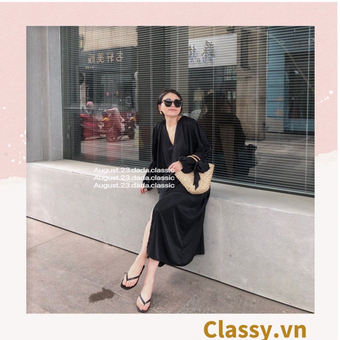 [GIAO HÀNG 7-25 NGÀY] T960 Túi cỏ bàng hình quai xách xách tay đi chơi, đi biển, dạo phố kiểu mới, 2 kích cỡ lựa chọn 
