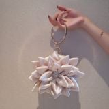  [GIAO HÀNG 7-25 NGÀY]  Cốp dự tiệc, Clutch cầm tay, Túi xách nữ đi tiệc Vintage Cánh hoa Lụa satin Hồng be tinh tế phù hợp dự tiệc, mặc áo dài, hẹn hò tối T199 