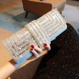  Clutch đi tiệc - Ví cầm tay đính sequin đi tiệc cao cấp có nắp gập T271 