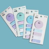  Tệp giấy note ghi nhớ Post-It, màu pastel dễ thương tiện dụng; kích thước 4,6 * 1,5cm 