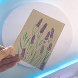  Thiệp vẽ tay bằng màu nước Classy trên nền giấy art Lan Vi 210GSM, kích thước đi kèm với phong bì của CLASSY STUDIO 