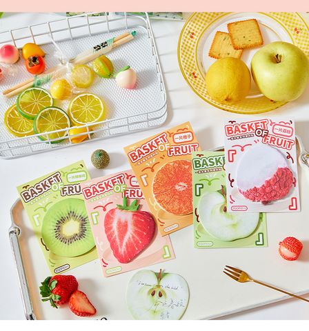  [GIAO HÀNG 7-25 NGÀY]  Combo 500 Giấy Ghi Chú, Giấy Note,  Post-It 30 Trang Mô Phỏng Thực Phẩm, Trái Cây Độc Đào và Dễ Thương  PK476 