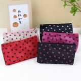  [GIAO HÀNG 7-25 NGÀY]  COMBO 50 Túi vải Canvas tiện ích đựng mỹ phẩm, văn phòng phẩm, đồ du lịch chống thấm nước hoạ tiết trái tim xinh xắn 