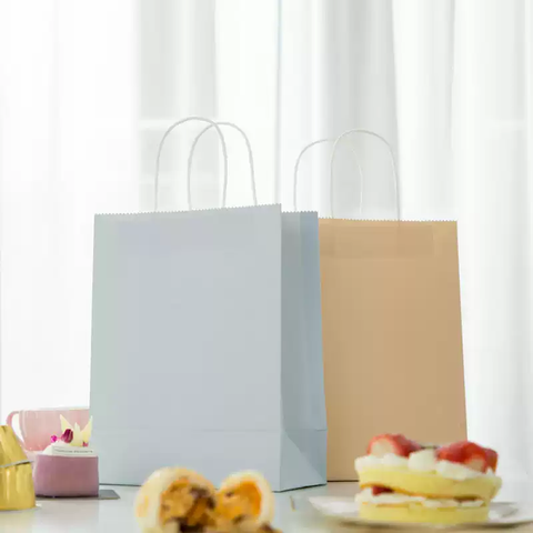  TÚI GIẤY KRAFT DÀY DẶN LÀM QUÀ TẶNG  MÀU PASTEL, NHIỀU SIZE 