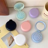  [GIAO HÀNG 7-25 NGÀY] COMBO 20 PK923 Lược Mini Có Thể Gấp Gọn Tích Hợp Gương Họa Tiết Hoạt Hình Đáng Yêu Độc Đáo 
