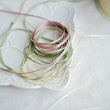  Cuộn 23 Mét Ruy băng vải sợi poly dài 01MÉT, Rộng 3 MM đơn sắc, đủ màu Q564 