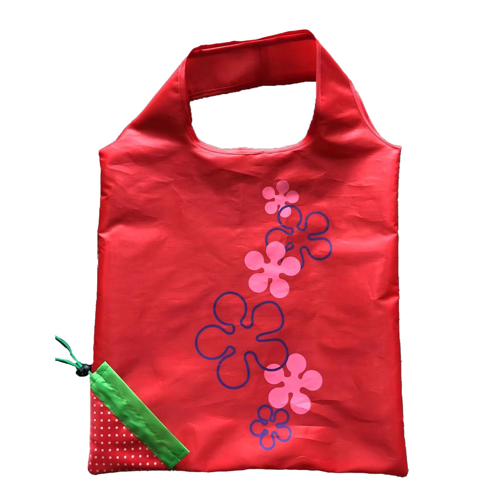  [GIAO HÀNG 7-25 NGÀY]  COMBO 20 chiếc Túi dù gấp gọn hình quả dâu xinh xắn, đi chợ, đi du lịch - Sản phẩm thân thiện với môi trường [T290] 